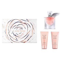 Lancome La Vie Est Belle zestaw woda perfumowana spray 30ml + balsam do ciała 50ml + żel pod prysznic 50ml