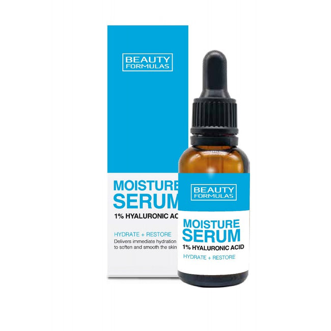 Beauty Formulas Moisture Serum nawilżające serum do twarzy 1% Hyaluronic Acid 30ml