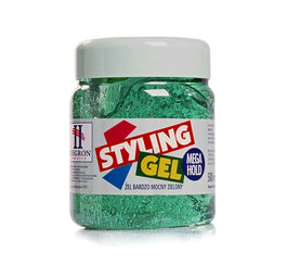 Hegron Styling Gel Mega Hold żel do stylizacji włosów Zielony 500ml