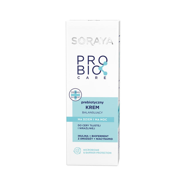 Soraya Probio Care prebiotyczny krem balansujący do cery tłustej i wrażliwej 50ml