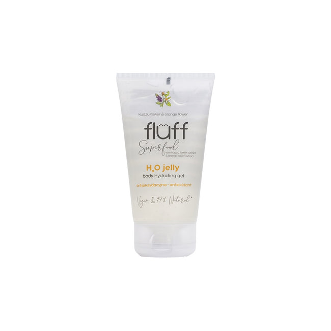 Fluff H2O Jelly Body Hydrating Gel ujędrniająca woda żelowa Kwiat Kudzu i Kwiat Pomarańczy 150ml