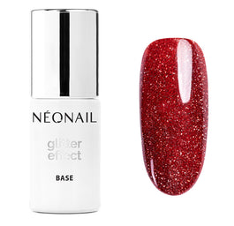 NeoNail Glitter Effect Base baza hybrydowa 9589-7 Red Shine 7.2ml
