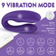 Amzing Toy Viviana-RTC elastyczny wibrator zdalnie sterowany z 9 trybami wibracji Violet