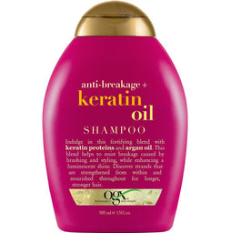 OGX Anti-Breakage + Keratin Oil Shampoo szampon z olejkiem keratynowym zapobiegający łamaniu włosów 385ml