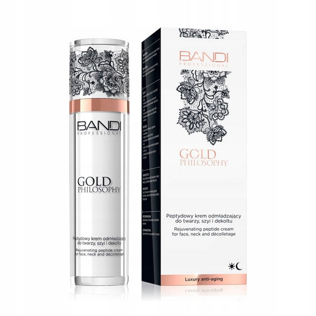 BANDI Gold Philosophy peptydowy krem odmładzający do twarzy szyi i dekoltu 50ml