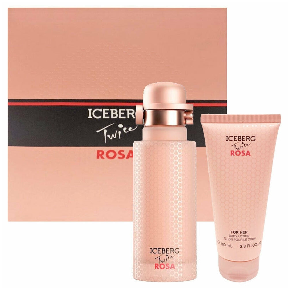 iceberg twice rosa woda toaletowa 125 ml   zestaw