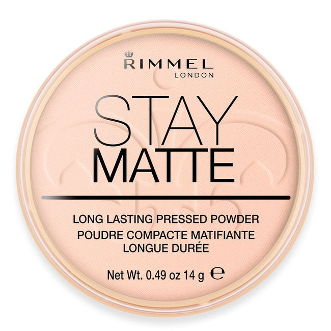 Rimmel Stay Matte Powder puder prasowany 002 Pink Blossom 14g
