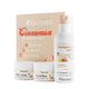 Nacomi Cinnamon Christmas Rolls zestaw żel pod prysznic 300ml + mus do ciała 50ml + pianka peelingująco-myjąca 50ml