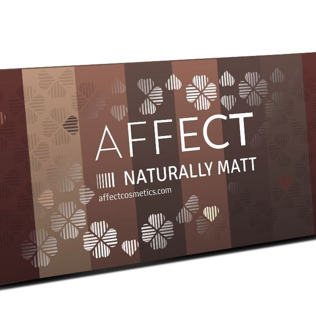 Affect Naturally Matt Pressed Eyeshadow Palette paleta cieni do powiek 10x2g