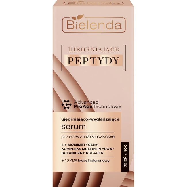 Bielenda Ujędrniające Peptydy ujędrniająco-wygładzające serum przeciwzmarszczkowe na dzień i noc 30ml