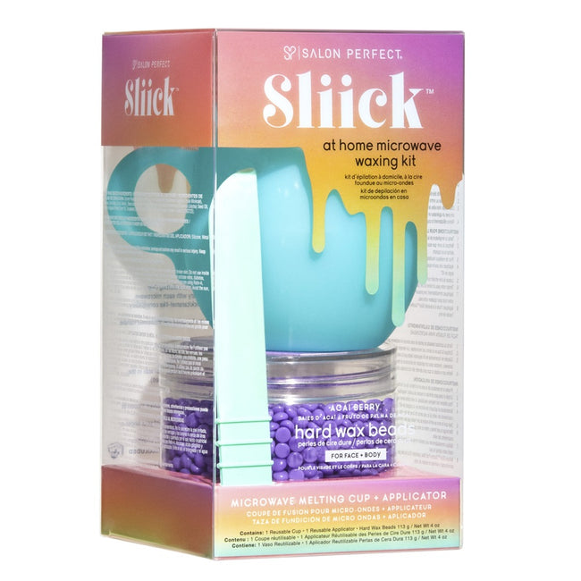 Sliick At Home Microwave Waxing Kit zestaw wosk do ciała 113g + kubeczek