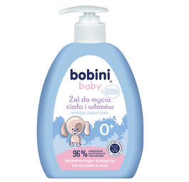 Bobini Baby żel do mycia ciała i włosów hypoalergiczny 300ml