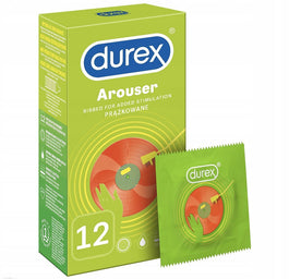Durex Durex prezerwatywy Arouser 12 szt prążkowane