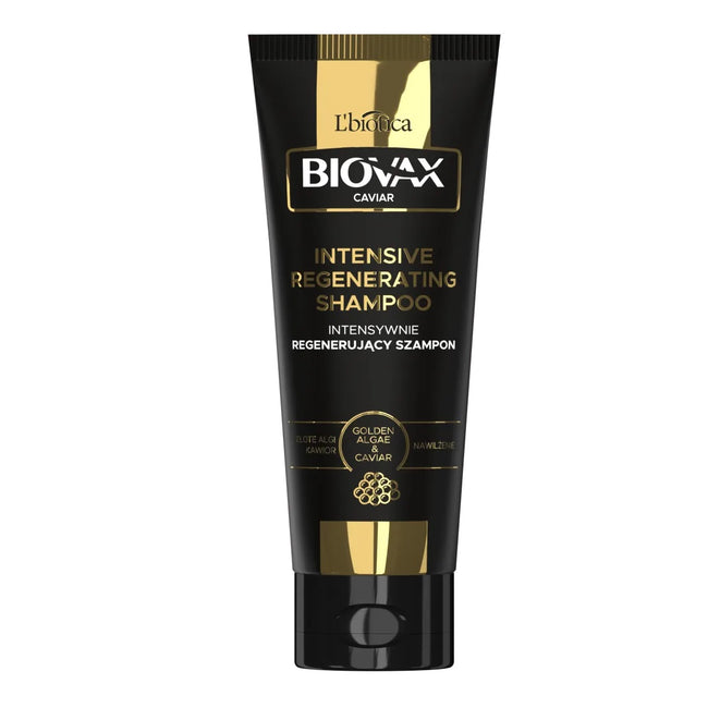 BIOVAX Glamour Caviar szampon intensywnie regenerujący Złote algi & Kawior 200ml