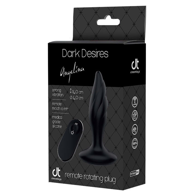 Dream Toys Dark Desires Angelina wibrujący korek analny