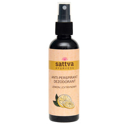 Sattva Ayurveda Anti-Perspirant naturalny antyperspirant w spray'u Cytrynowy 80ml