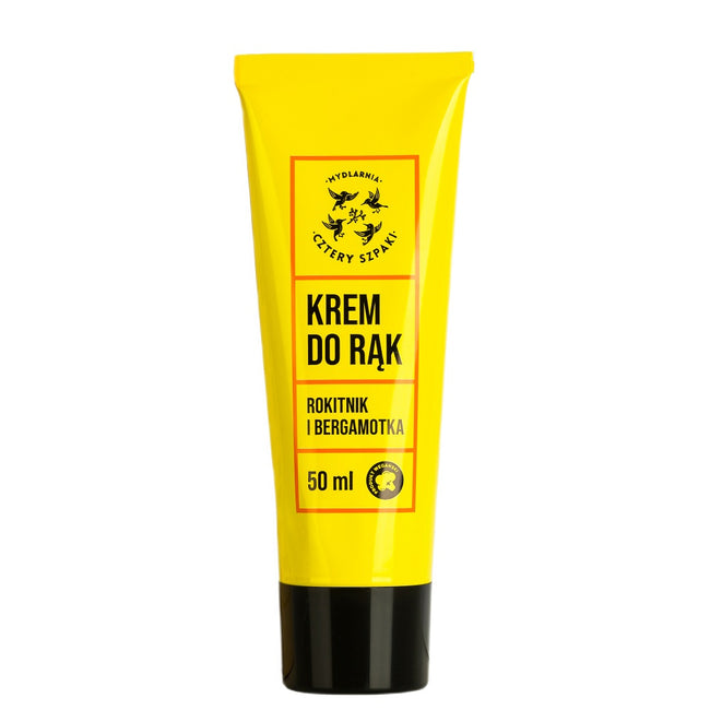 Mydlarnia Cztery Szpaki Krem do rąk Rokitnik i Bergamotka 50ml
