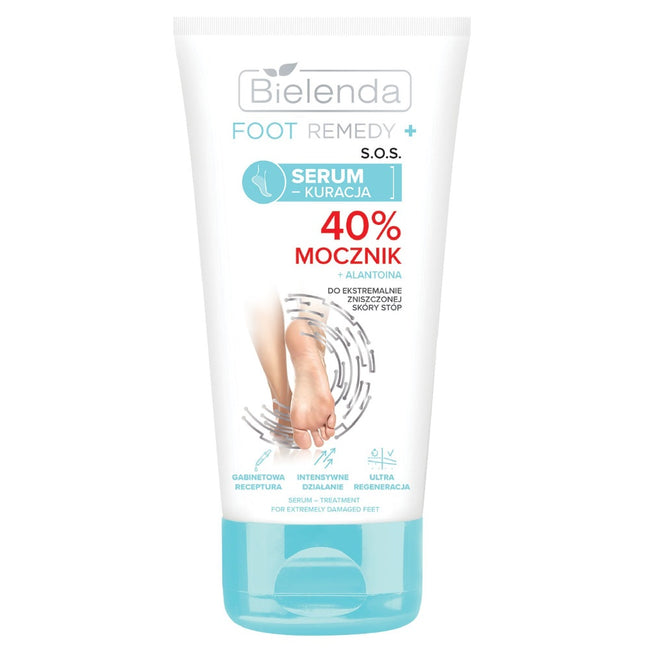 Bielenda Foot Remedy S.O.S Serum kuracja do ekstremalnie zniszczonej skóry stóp 40% mocznik 50ml