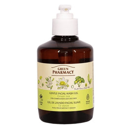 Green Pharmacy Herbal Care Gentle Facial Wash Gel For Dry And Sensitive Skin delikatny żel do mycia twarzy do skóry suchej Green Tea 270ml