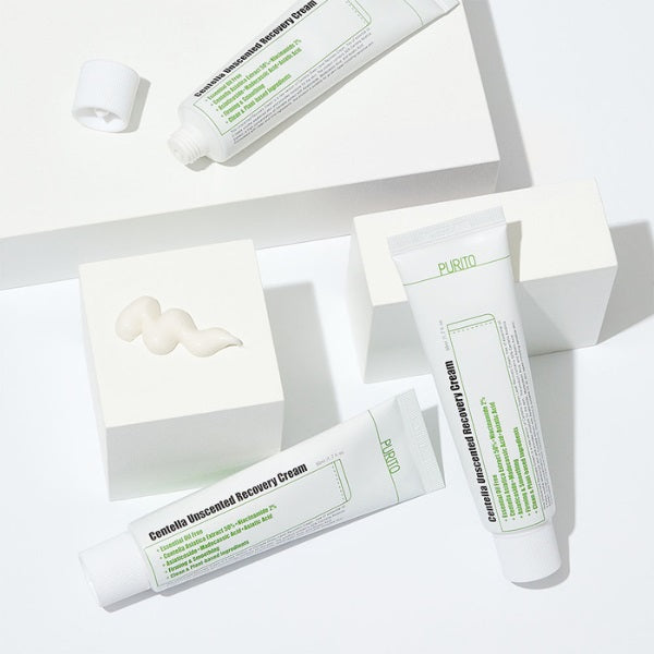 PURITO Centella Unscented Recovery Cream bezzapachowy krem regenerujący na bazie wąkroty azjatyckiej 50ml