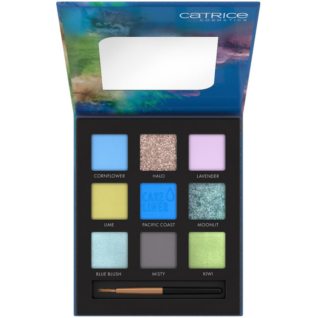 Catrice Colour Blast Eyeshadow Palette paleta cieni do powiek 020 Blue Meets Lime 6.75g