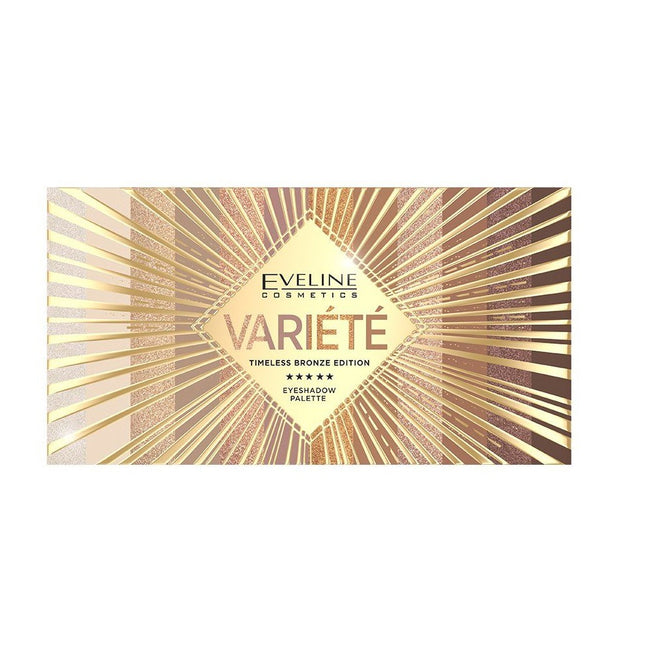 Eveline Cosmetics Variete Eyeshadow Palette paleta 12 cieni do powiek Timeless Bronze Edition 9.5g