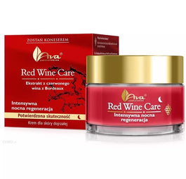 Ava Laboratorium Red Wine Care regenerujący krem na noc do skóry dojrzałej 50ml