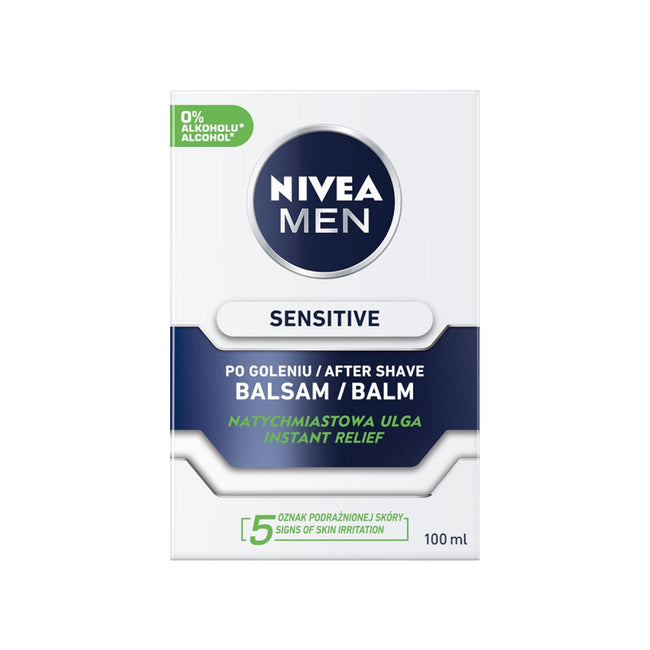 Nivea Men Sensitive Collection zestaw łagodząca pianka do golenia 200ml + łagodzący balsam po goleniu 100ml + żel pod prysznic 3w1 250ml