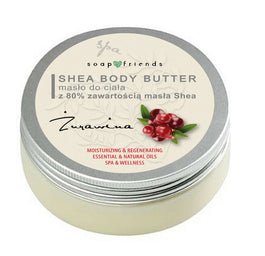 Soap&Friends Shea Butter 80% masło do ciała Żurawina 200ml
