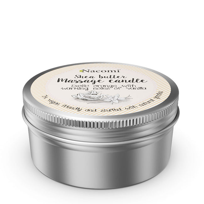 Nacomi Shea Butter Massage Candle świeca do masażu z masłem shea Pomarańcza 150g