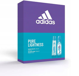 Adidas Pure Lightness zestaw woda toaletowa spray  + dezodorant spray 150ml