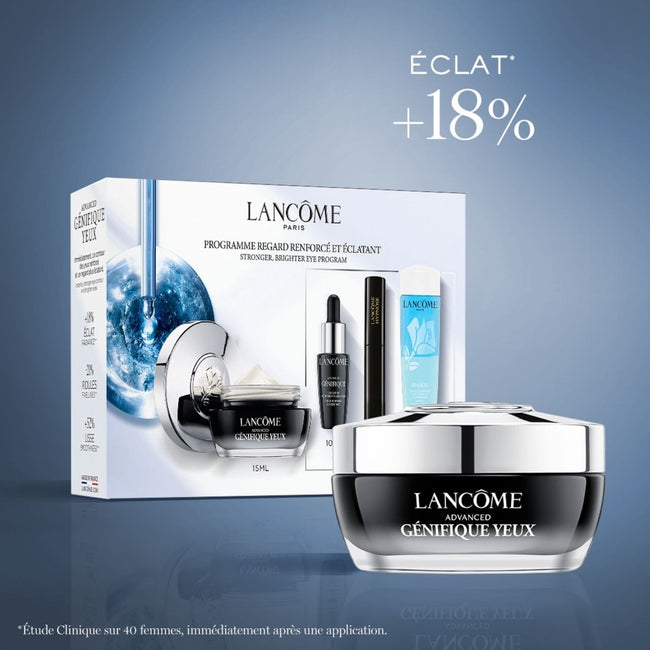Lancome Advanced Eye Genifique Routine zestaw Advanced Genifique Yeux krem pod oczy 15ml + Concentrate serum do twarzy 10ml + Hypnose Mascara tusz do rzęs 01 Noir 2ml + Bi-Facil płyn do demakijażu 30ml