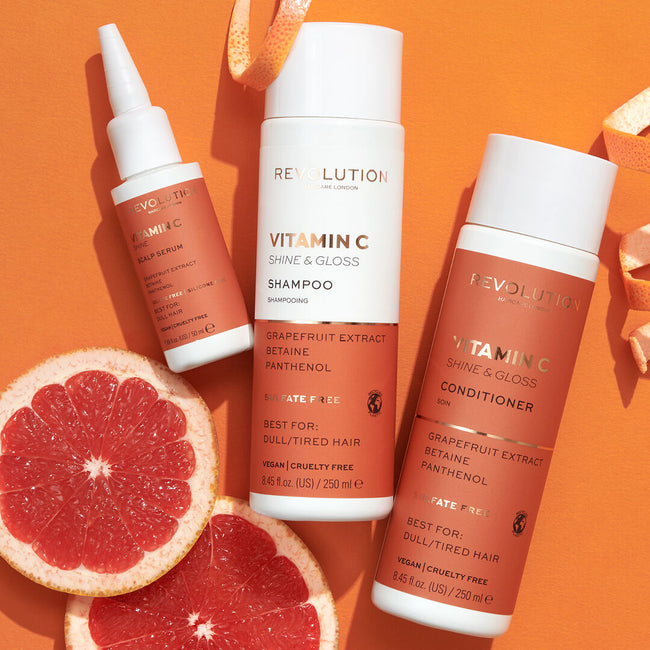 Revolution Haircare Vitamin C Shine & Gloss Shampoo nadający połysk szampon do włosów matowych i zmęczonych 250ml