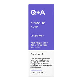 Q+A Glycolic Acid Daily Toner złuszczający tonik z kwasem glikolowym 100ml