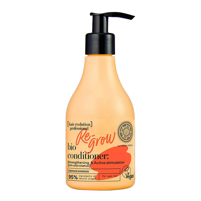 Natura Siberica Hair Evolution Re-Grow Bio Conditioner naturalna wegańska odżywka do włosów osłabionych i wypadających 245ml