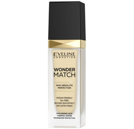 Eveline Cosmetics Wonder Match Foundation luksusowy podkład dopasowujący się 01 Ivory 30ml