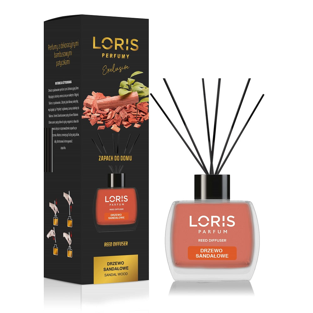 Mango Loris Reed Diffuser LORIS Reed Diffuser dyfuzor zapachowy z patyczkami Drzewo Sandałowe ...