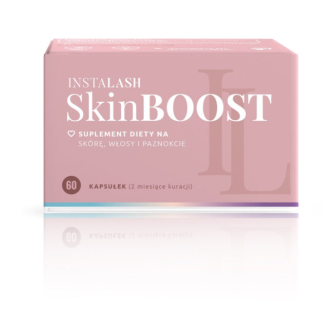 Instalash SkinBoost suplement diety na skórę włosy rzęsy i paznokcie 60 kapsułek