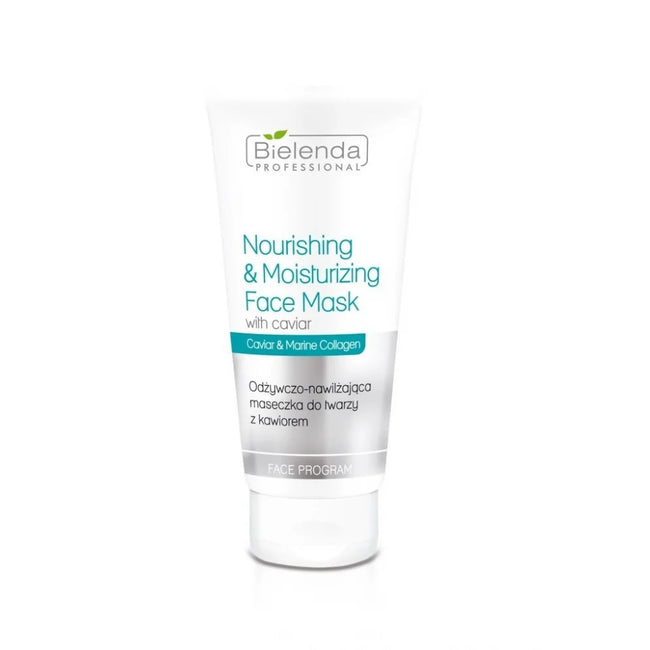 Bielenda Professional Nourishing & Moisturizing Face Mask odżywczo-nawilżająca maseczka do twarzy z kawiorem 175ml