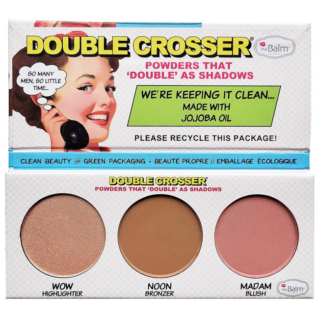 The Balm Double Crosser Contour Palette paleta do konturowania 8,5g