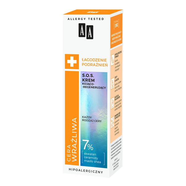 AA Cera Wrażliwa S.O.S. krem kojąco-regenerujący 50ml