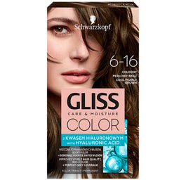 Gliss Color Care & Moisture farba do włosów 6-16 Chłodny Perłowy Brąz