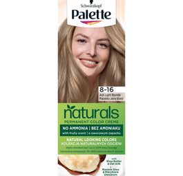 Palette Permanent Naturals Color Creme farba do włosów trwale koloryzująca 8-16 Popielaty Jasny Blond