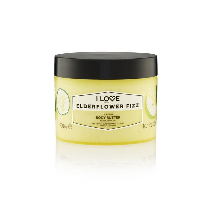 I Love Scented Body Butter nawilżające masło do ciała Elderflower Fizz 300ml