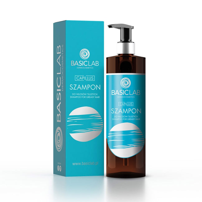 BasicLab Capillus Shampoo szampon do włosów tłustych 300ml