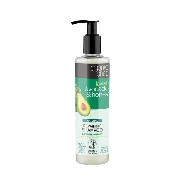Organic Shop Natural Repairing Shampoo regenerujący szampon do włosów Avocado & Honey 280ml