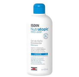 Isdin Nutratopic Pro-AMP Emollient Bath Gel Atopic Skin zmiękczający żel pod prysznic do skóry atopowej 400ml