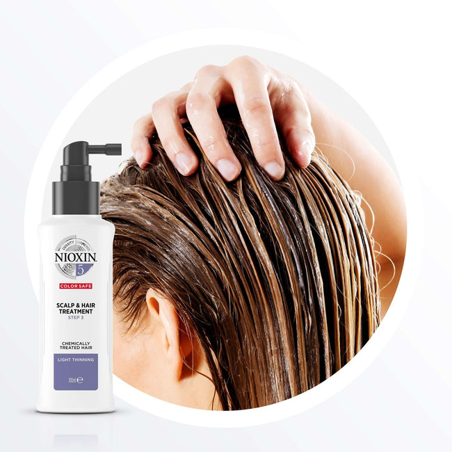 NIOXIN System 5 zestaw szampon do włosów 150ml + odżywka do włosów 150ml + kuracja do włosów 50ml