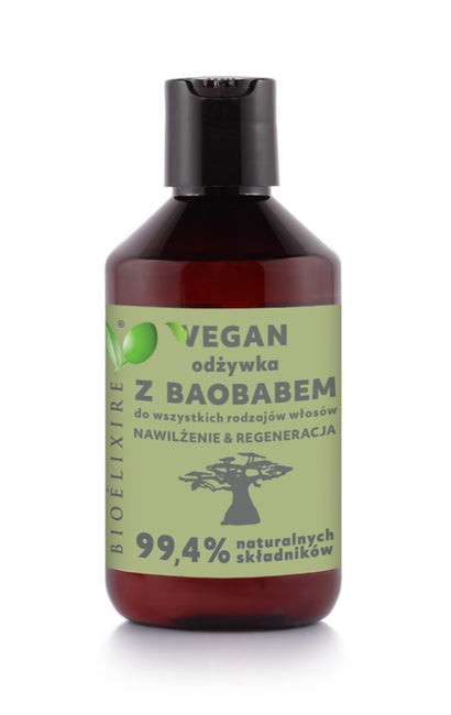 BIOELIXIRE Vegan odżywka intensywnie nawilżająca Baobab 300ml
