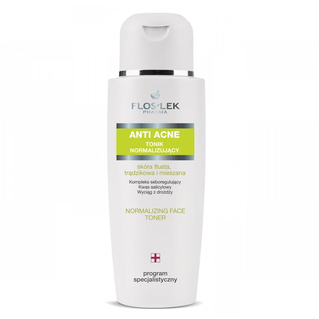 Floslek Anti Acne tonik normalizujący skóra tłusta trądzikowa i mieszana 200ml